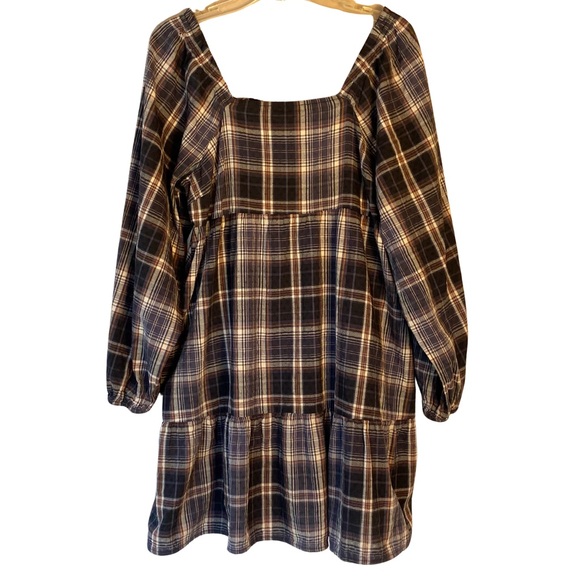 Universal Thread Dresses & Skirts - Universal Thread medium blue plaid dress, NWOT